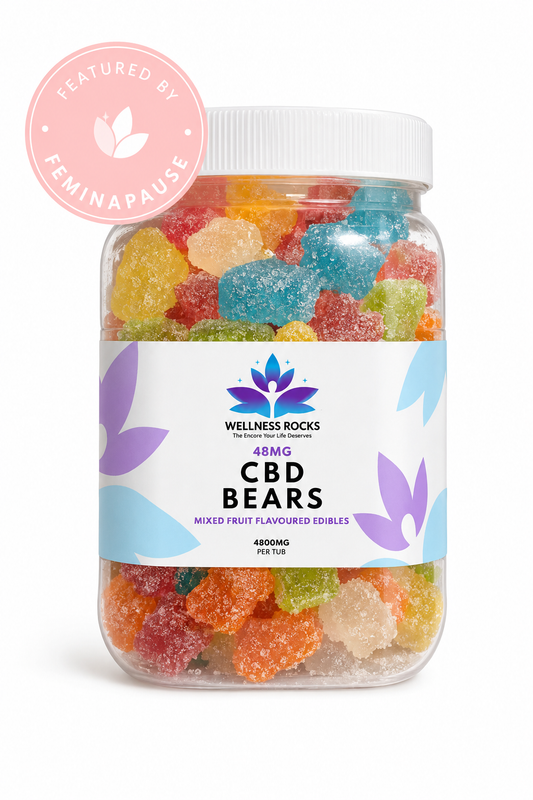 Feminapause ft Wellness Rocks CBD Bears - Extra Strength 4800MG