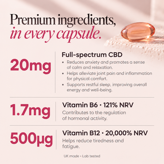 Feminapause™ – Suplemento fortificado para la menopausia con vitaminas B12 y B6