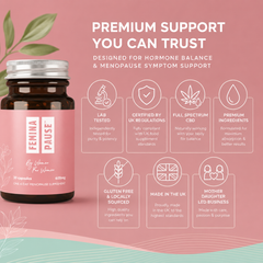 Feminapause™ – Fortified Menopause Supplement With CBD & Vitamin B12 & B6